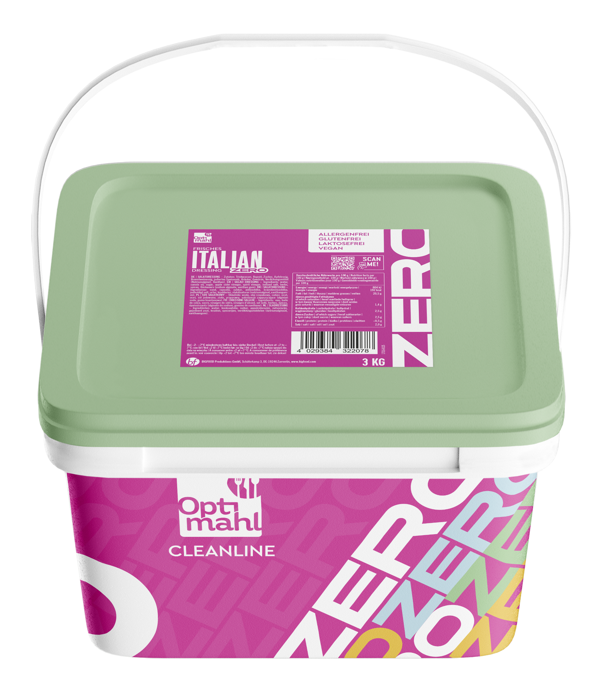 Zero Italian Dressing, 3 L