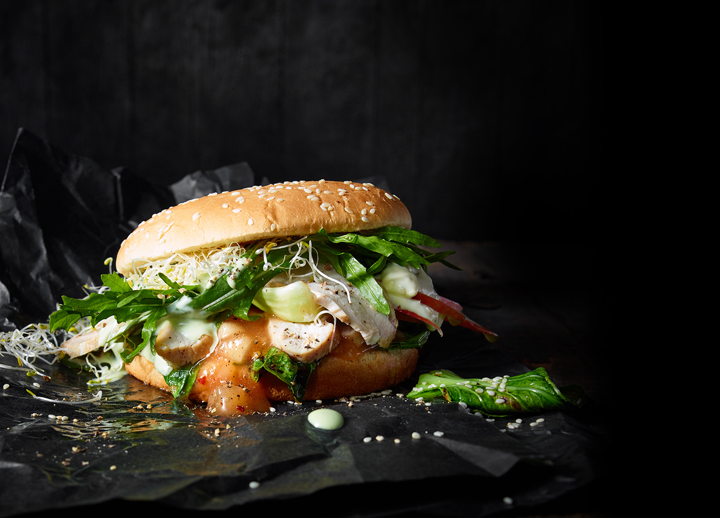 Chicken Burger Deluxe