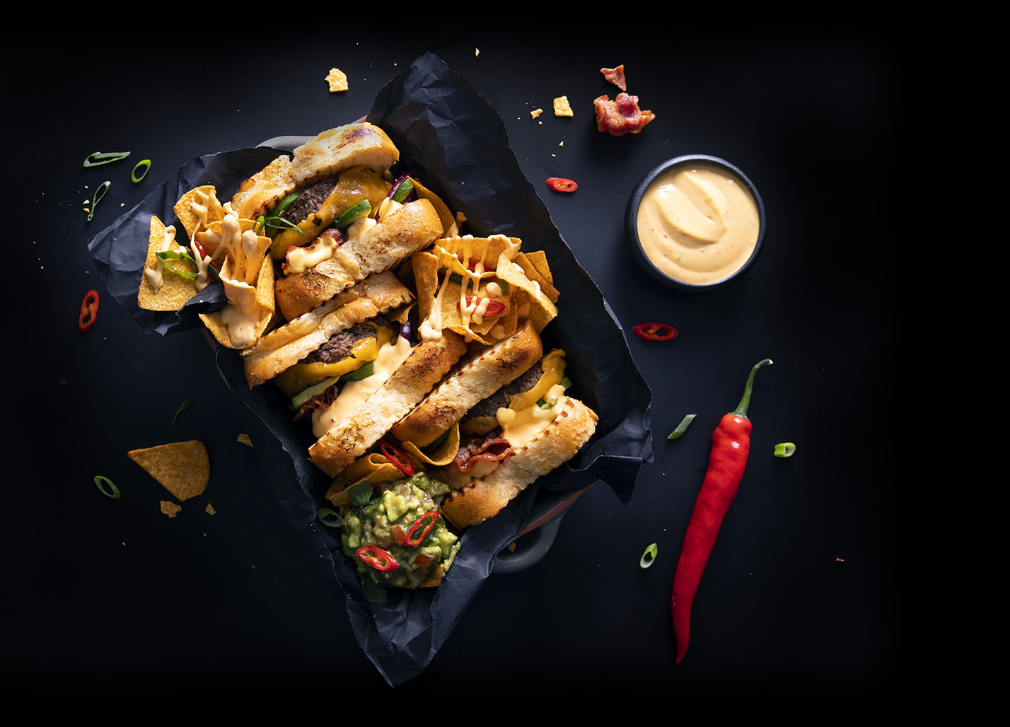 Brioche Toast Burger Deluxe Mexiko