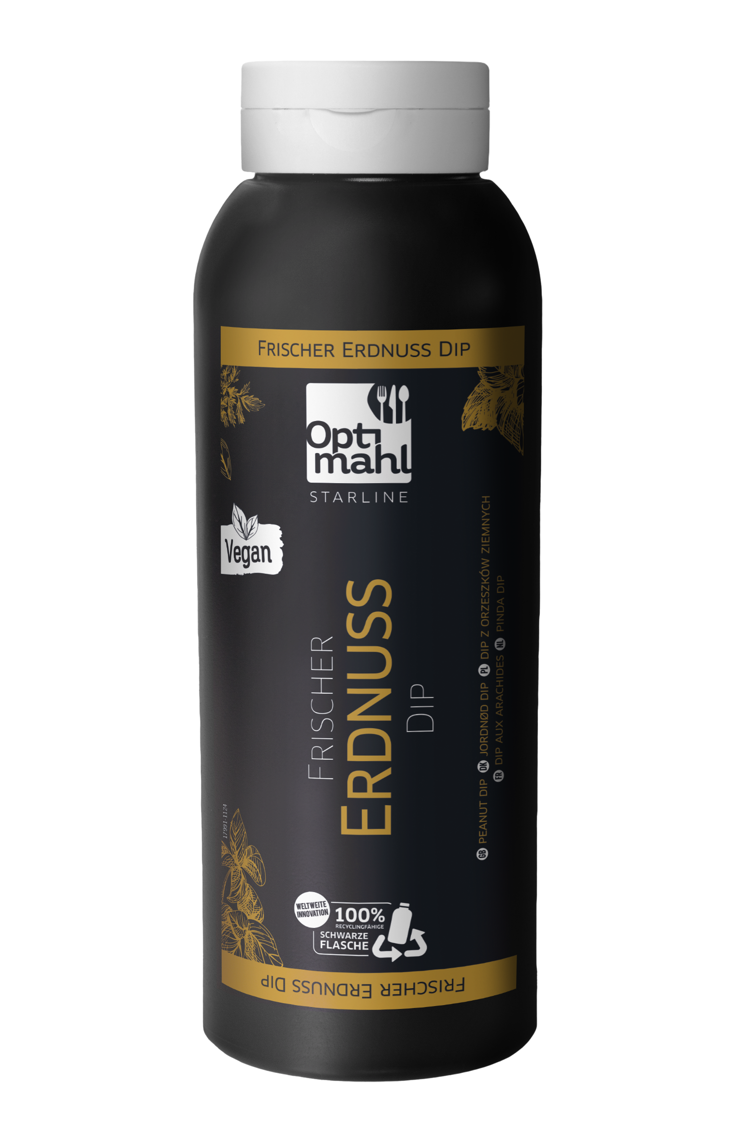 Erdnuss Dip von Optimahl Starline in der 850-g-Flasche