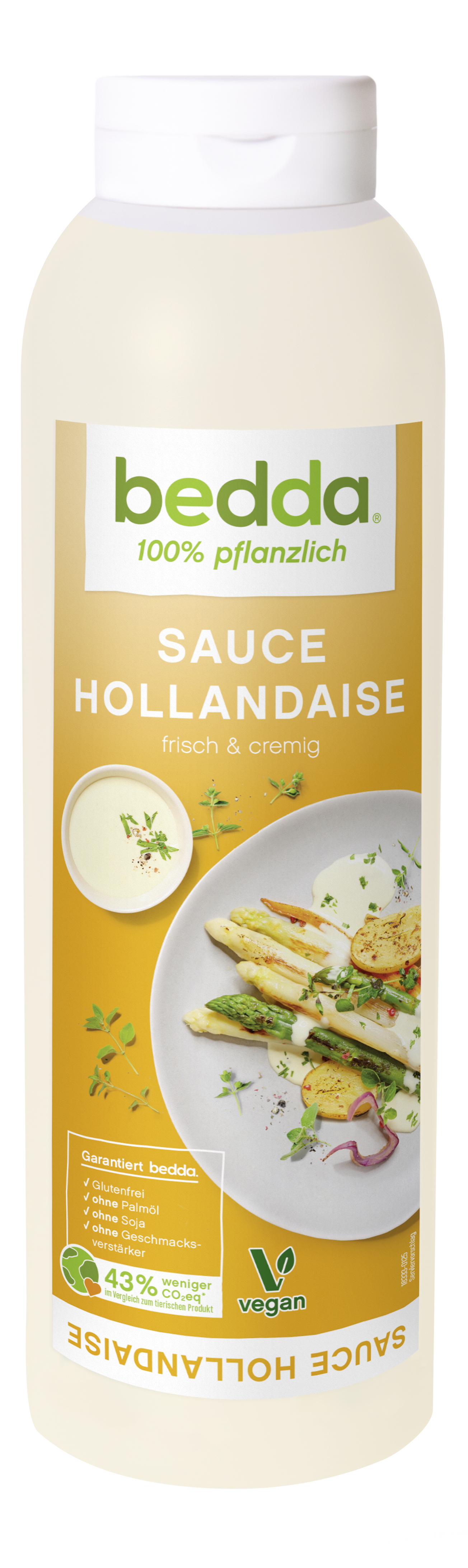 Sauce Hollandaise von bedda in der1-L-Flasche