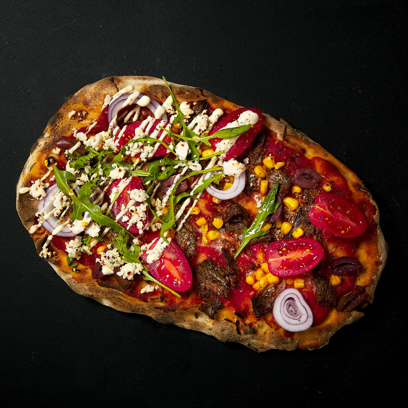 Yummy Pinsa mit veganer Hollandaise