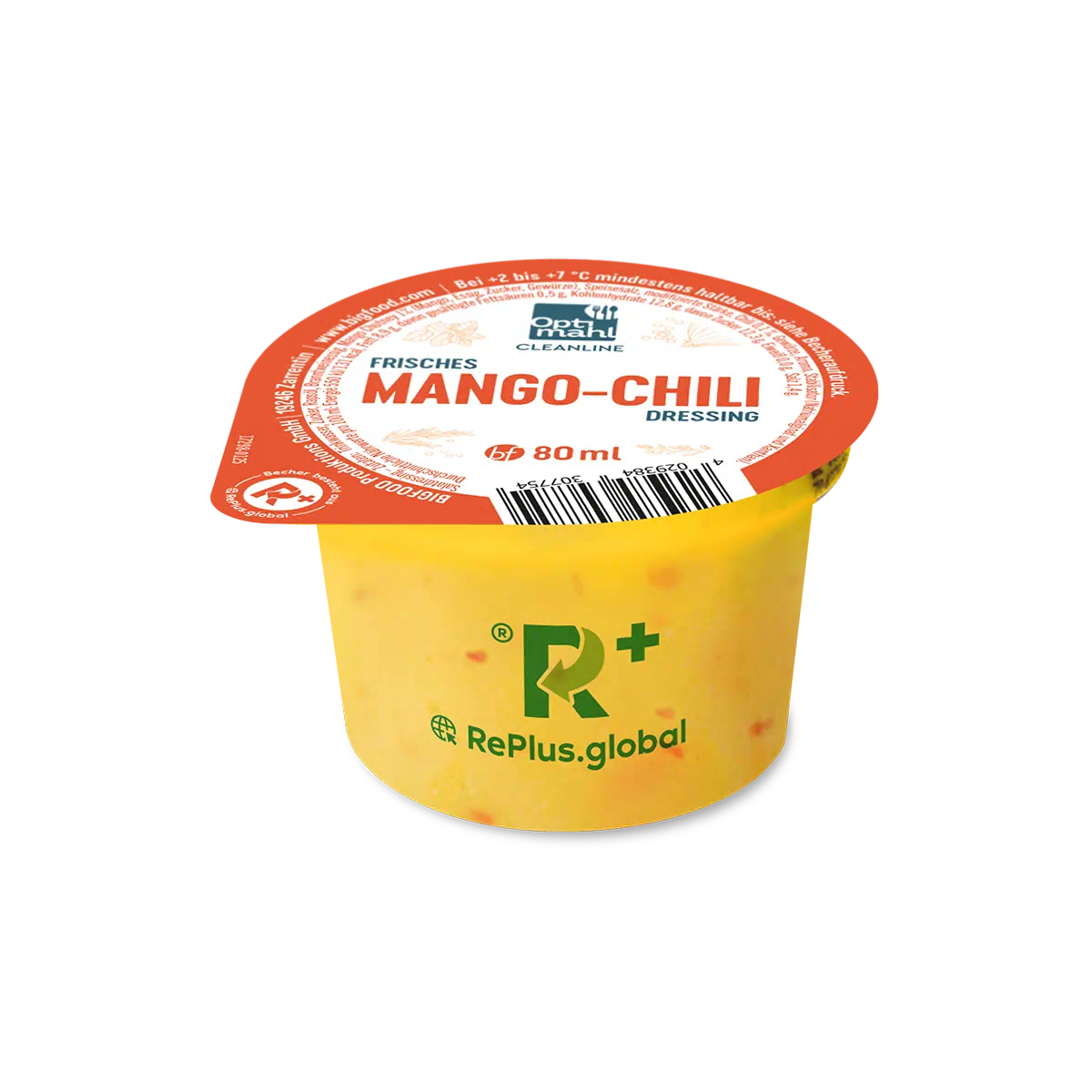 Mango Chili Dressing von Optimahl Cleanline im 80-g-Becher