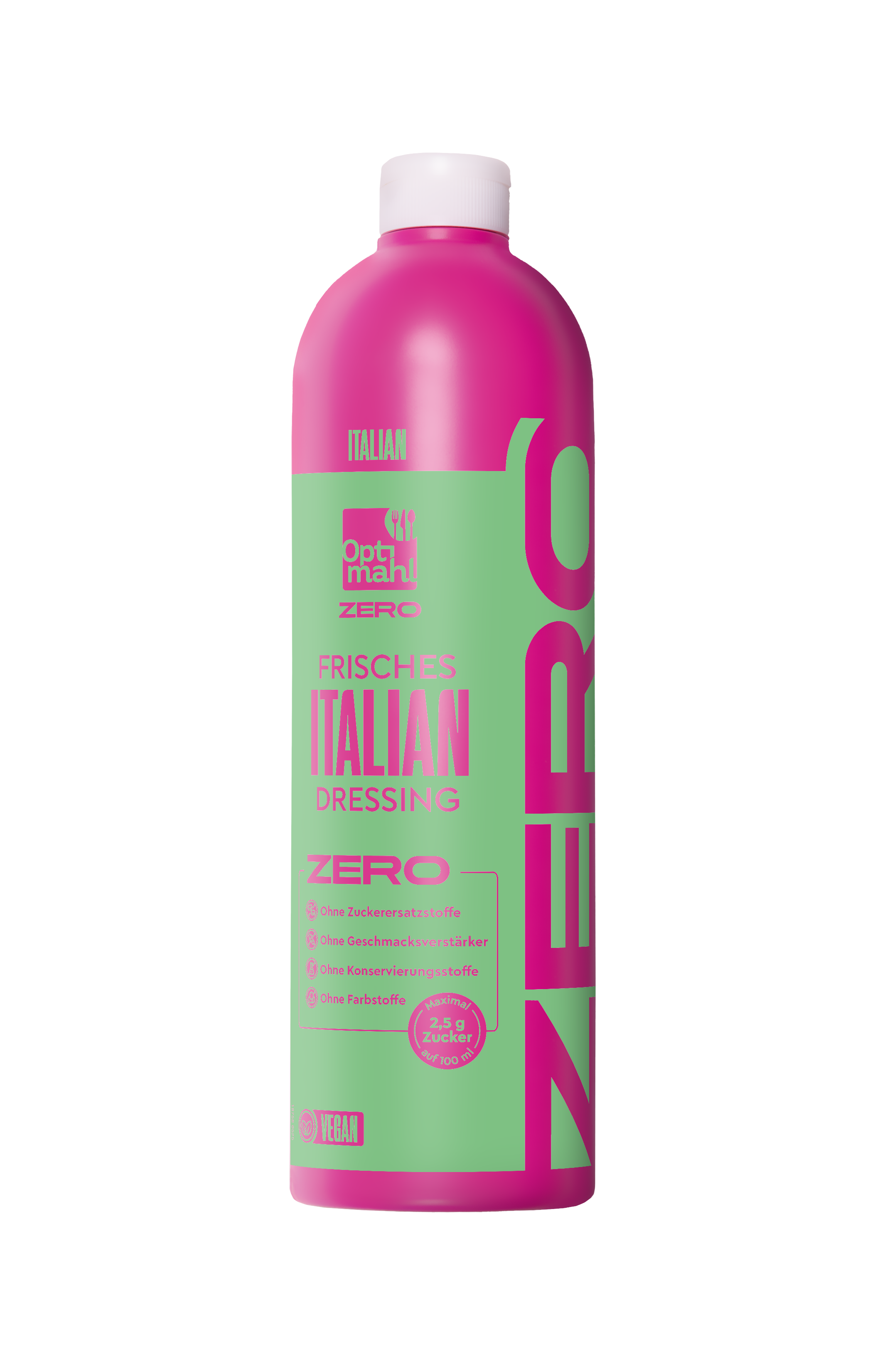 Italian Dressing von Optimahl ZERO in der 1-Liter-Flasche