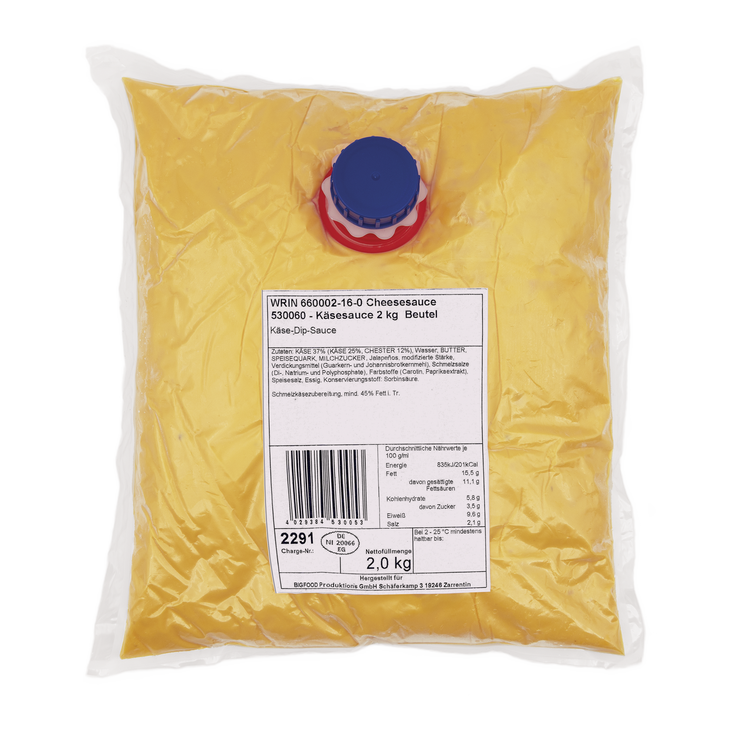 Käsesauce von Optimahl Starline in der 2-kg-Packung