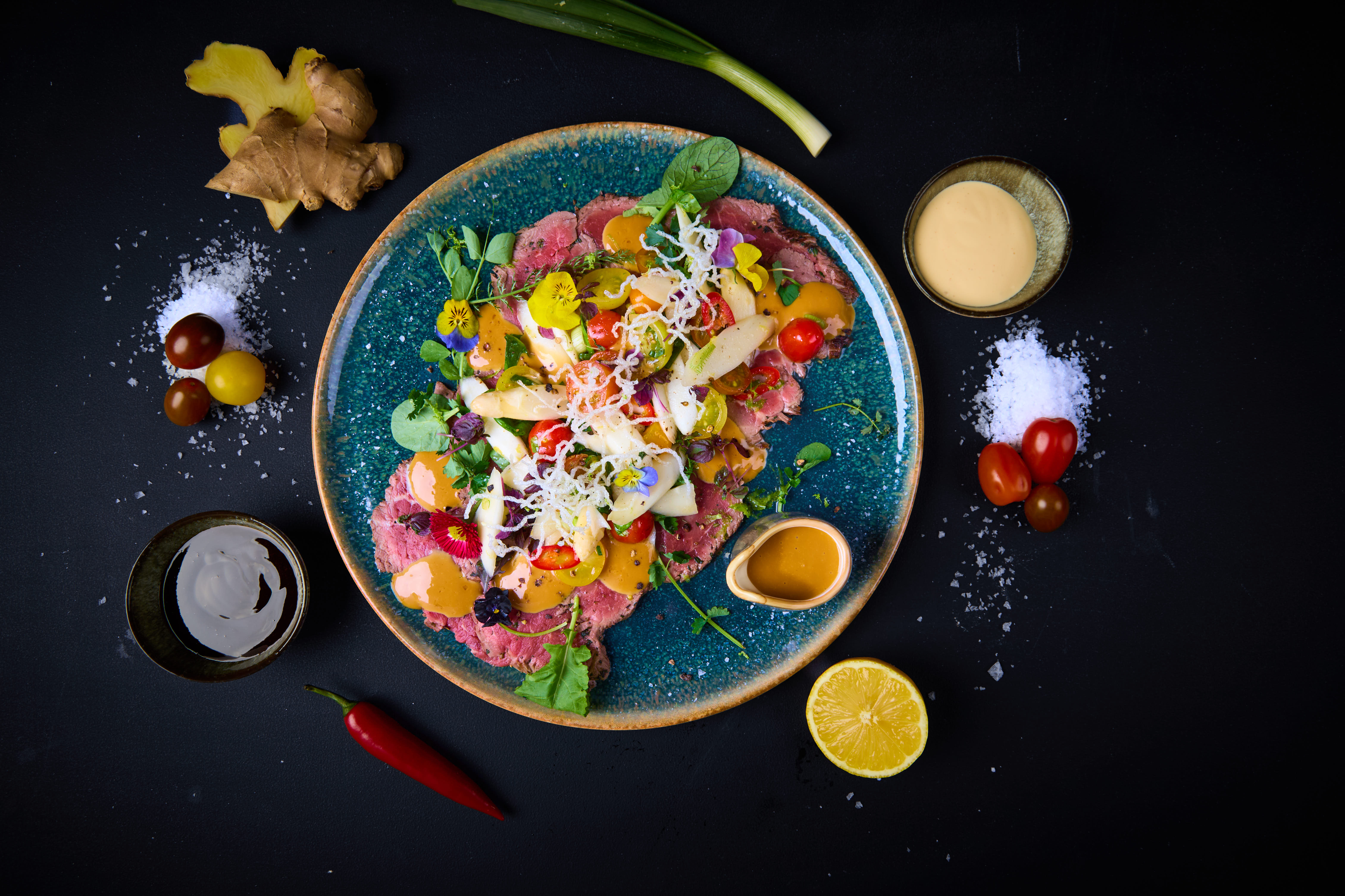 Spargelfresh Salad Carpaccio