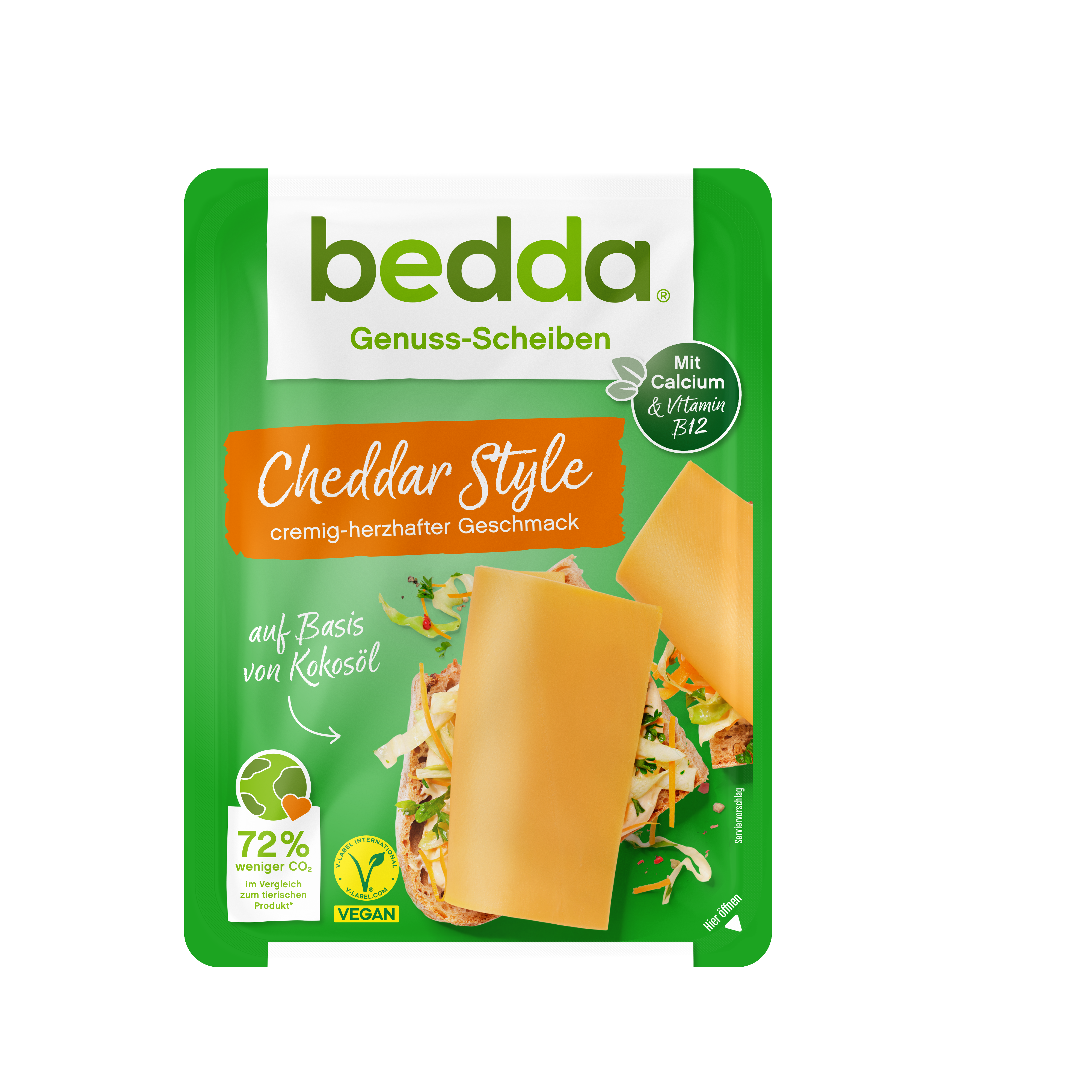bedda Scheiben Cheddar Style von Tasty Ideas, 150 g