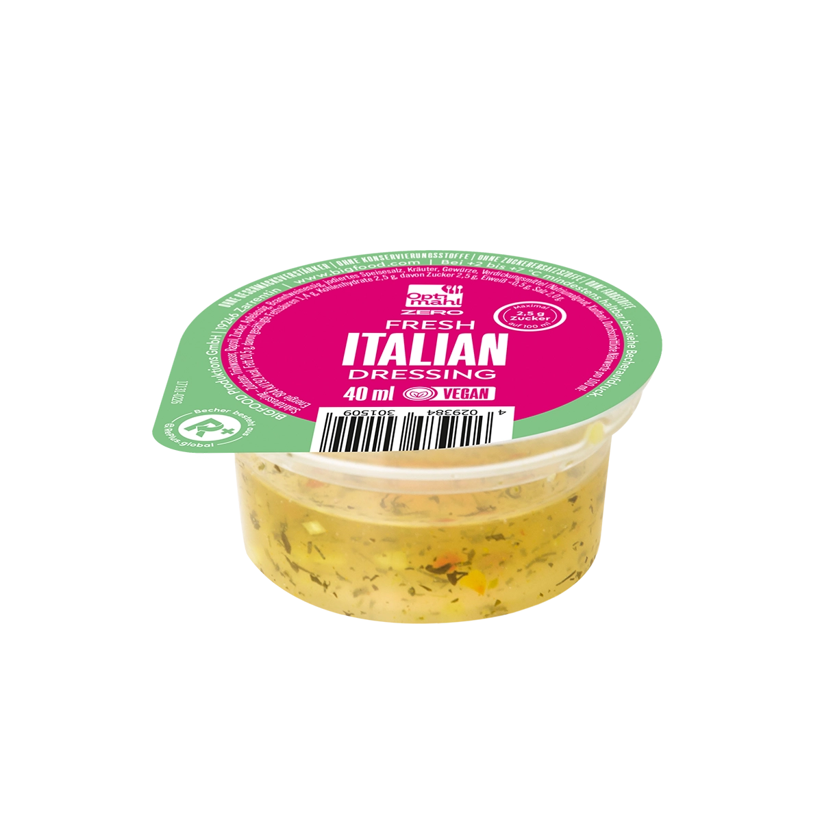 Zero Italian Dressing, 10 x 40 ml